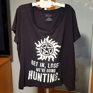 Plus size Supernatural t-shirts